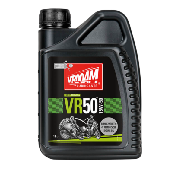 Vrooam AS63624 VR50 4T Semi Synthetic Engine Oil 15W-50